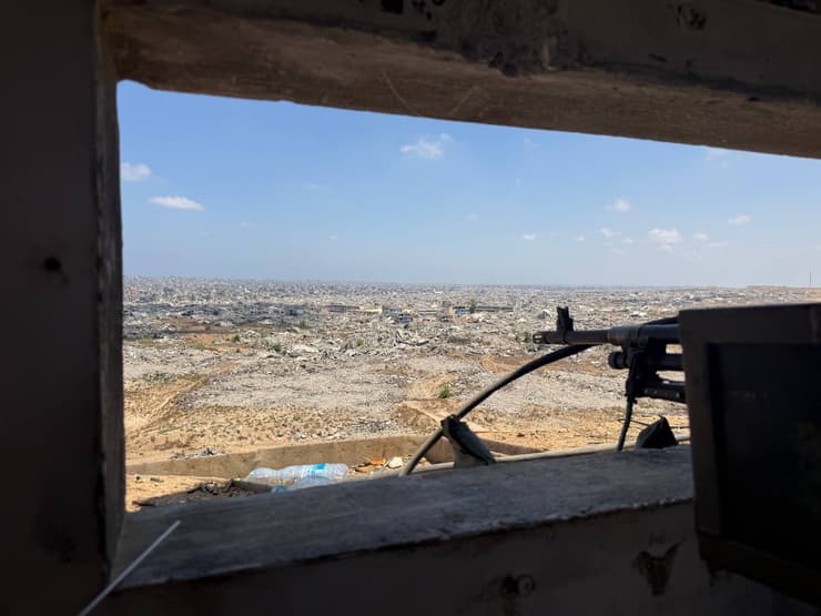 הצד הישראלי במרחב הקו הצהוב (צילום: רוני גרין שאולוב) הצד הישראלי במרחב הקו הצהוב
