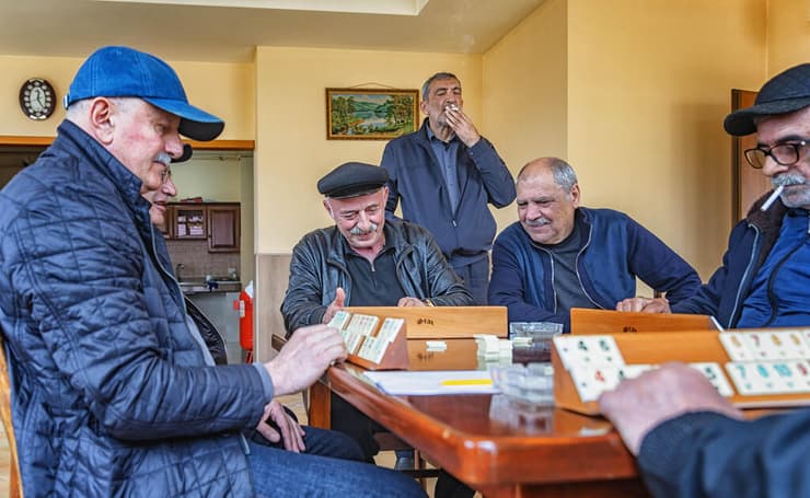 במועדון היהודי בעירייה קרסניה סולבודה (צילום: טלי שטיין) במועדון היהודי בעירייה קרסנייה סולבודה