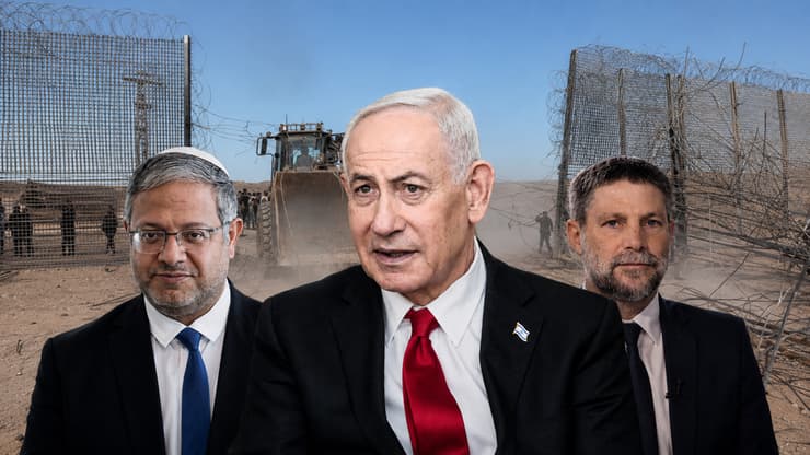 צילום: Ilia Yefimovich/AFP, ריאן פרויס, ליאור שרון בנימין נתניהו, בצלאל סמוטריץ', איתמר בן גביר, 7 באוקטובר