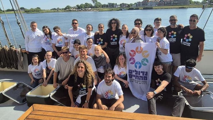 משתתפי המסע. "כאן אני יכול לפתוח ולדבר על הכול עם אנשים שמבינים אותי" (צילום: יואב קרן) משתתפי המסע. "כאן אני יכול לפתוח ולדבר על הכול עם אנשים שמבינים אותי"