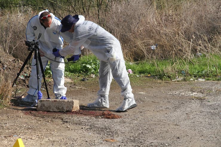 מז"פ בזירה שבה התגלתה גופתה של תהילה נגר ז"ל