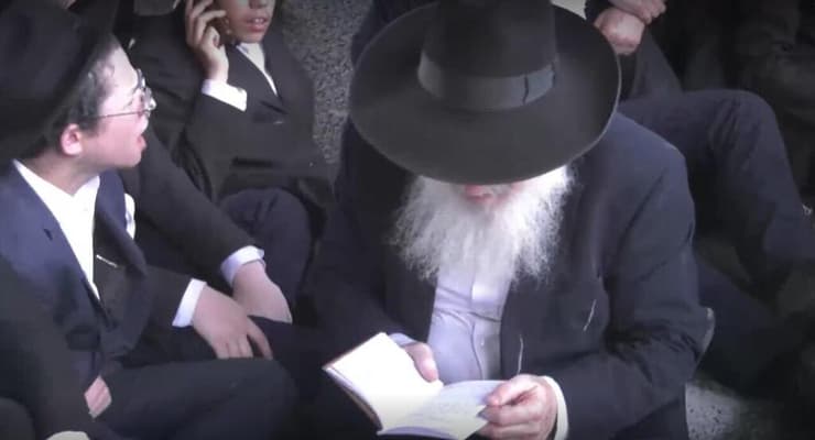 צילום: מיקי שמידט הפגנת חרדים בצומת קוקה קולה