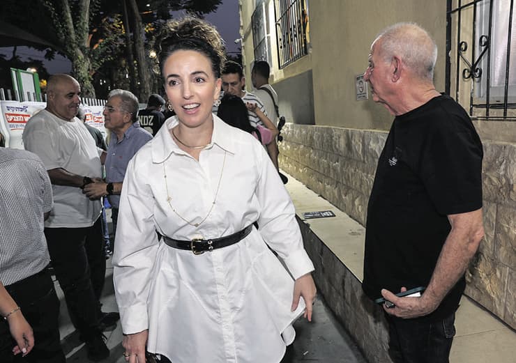 עידית סילמן בכנס של הליכוד בפתח תקווה