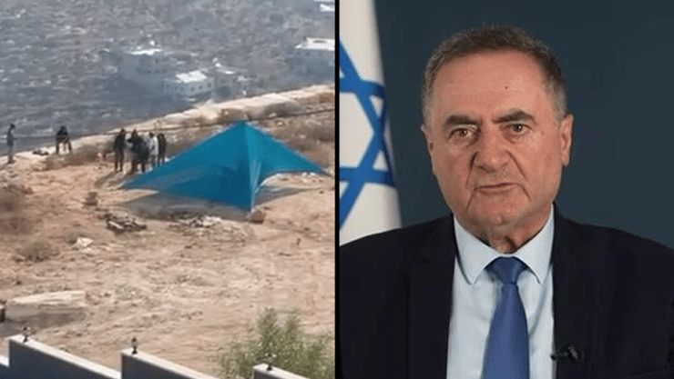 שר הביטחון כ"ץ והניסיון לחדש את האחיזה בכפר הפלסטיני קוסרה (צילום: אלעד מלכה, משרד הביטחון) שר הביטחון כ"ץ והניסיון לחדש את האחיזה בכפר הפלסטיני קוסרה