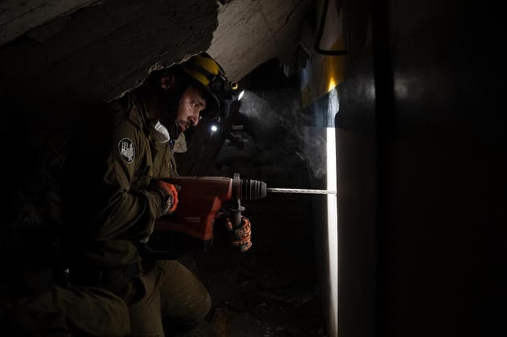 צילום: דובר צה"ל פעילות כוחות פיקוד העורף בזירת רעידת האדמה בקולומביה