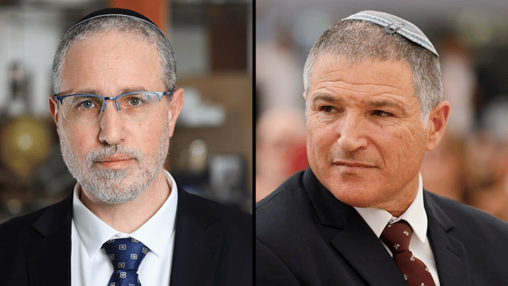 דוד זיני ושמואל בן עזרא (צילום: אוליבייה פיטוסי, אלישע גרוסברג) דוד זיני, שמואל בן עזרא