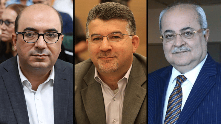 מימין לשמאל: טיבי, ג'בארין ואבו שחאדה (צילום: ריאן פרויס, אלכס קולומויסקי, עמית שאבי) מימין לשמאל: טיבי, ג'בארין ואבו שחאדה