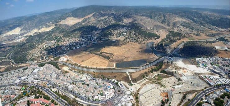 האזור שבו אמורה להתבצע הבנייה (צילום: צילום: ארכיון קק"ל) האזור שבו אמורה להתבצע הבנייה