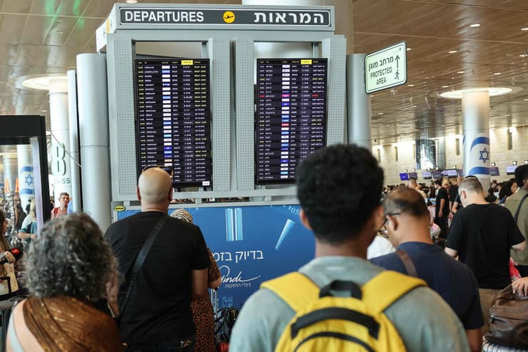 צילום: Jack GUEZ / AFP עומס בנתב"ג
