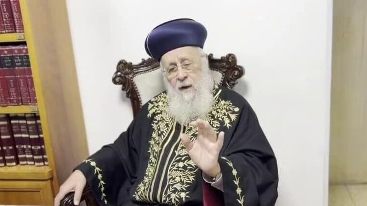 הרב יצחק יוסף (צילום: כיכר השבת) מפגש בין הרב יצחק יוסף לאריה דרעי