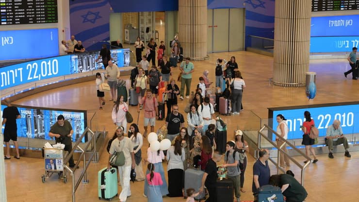 צפי ל-2.5 מיליון נוסעים בנתב"ג לאורך חודש ספטמבר וחגי תשרי עומס חריג בנתב"ג, טרמינל 1