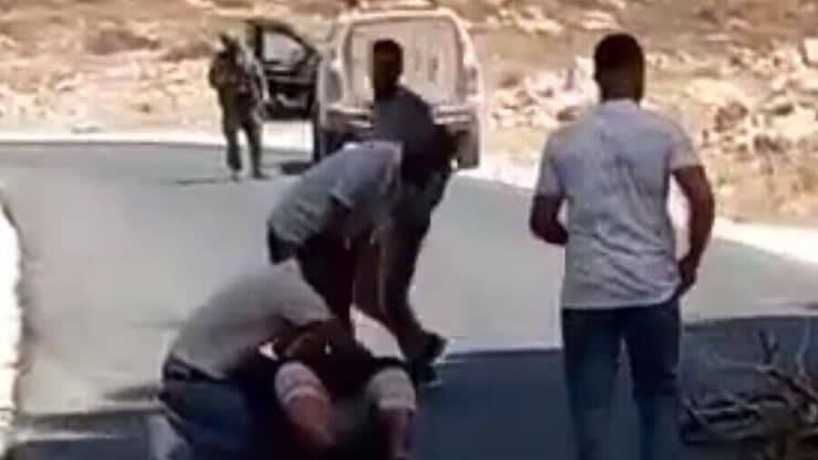 תקיפת מתנחלים באזור חמרוש בסעיר, צפונית לחברון, מעלה תדהר