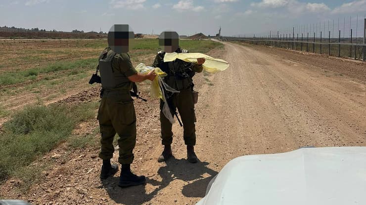 עפיפון שהתגלה אתמול בשטח בארי עפיפון נוסף התגלה בבארי
