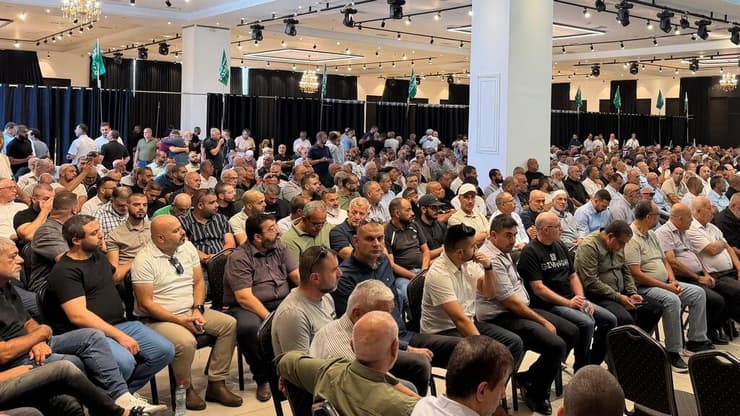 הוועידה הארצית ה-28 של הרשימה הערבית המאוחדת (רע״מ) בטייבה, בהשתתפות כ-1,050 חברי המפלגה