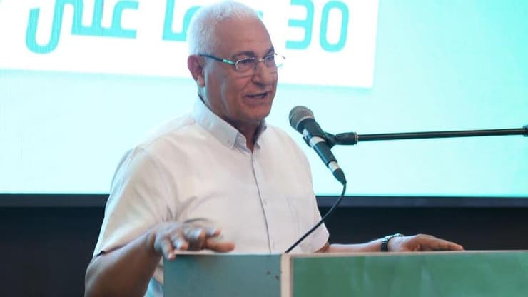 מאזן גנאים נואם בכינוס (צילום: דוברות רע"מ ) הוועידה הארצית ה-28 של הרשימה הערבית המאוחדת (רע״מ) בטייבה, בהשתתפות כ-1,050 חברי המפלגה