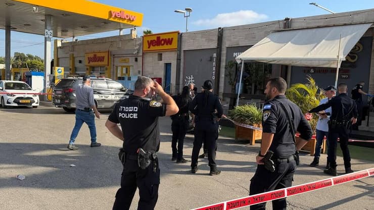 צילום: איתן גליקמן זירת הירי בקיסריה