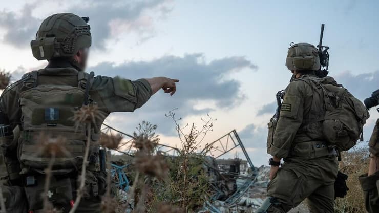 פעילות כוחות חטיבת הצנחנים ברצועת עזה (צילום: דובר צה"ל) מפעילות כוחות חטיבת הצנחנים ברצועת עזה