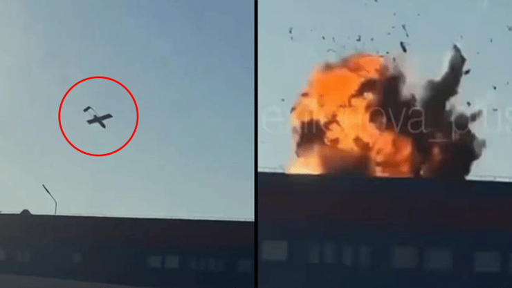 הכטב"ם מתקרב למחסון של "אוזון" באורנבורג ומתפוצץ עליו, השבוע רוסיה מתקפה של כטב"ם מ אוקראינה על מחסן מתקן של חברת אוזון במחוז אורנבורג