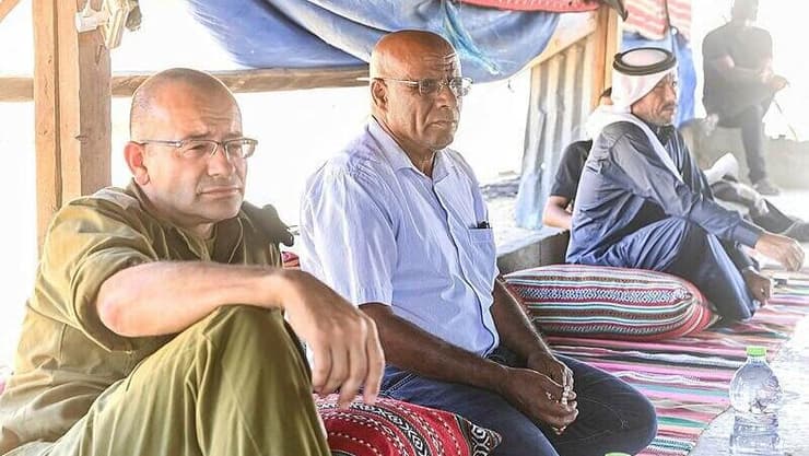 גופמן בביר הדאג' בבמהלך שירותו הצבאי