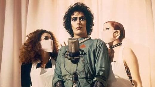 טים קארי, מתוך "מופע הקולנוע של רוקי" (צילום מתוך הסרט) טים קארי, מתוך "מופע הקולנוע של רוקי"