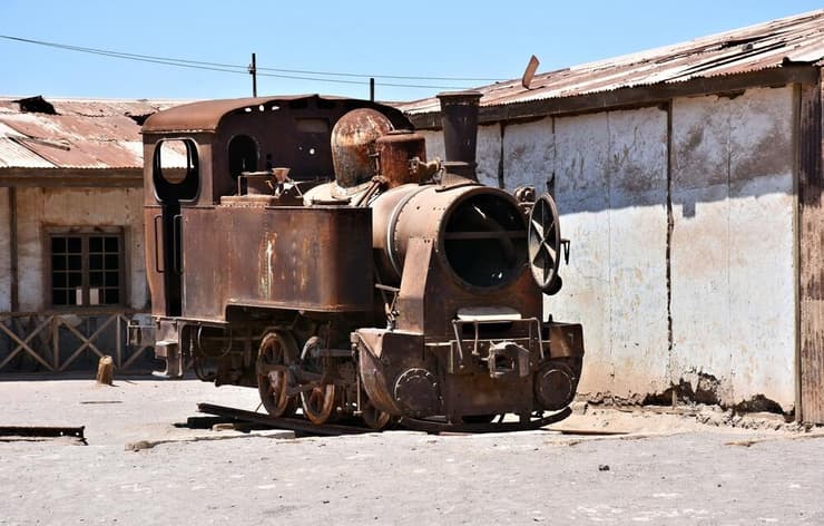 המברסטון, עיירת רפאים שהשתמרה היטב ואתר מורשת עולמית של אונסק"ו במדבר אטקמה, סמוך לאיקיקה שבצ'ילה (צילום: Gennady Stetsenko / shutterstock) המברסטון, עיירת רפאים שהשתמרה היטב ואתר מורשת עולמית של אונסק"ו במדבר אטקמה, סמוך לאיקיקה שבצ'ילה