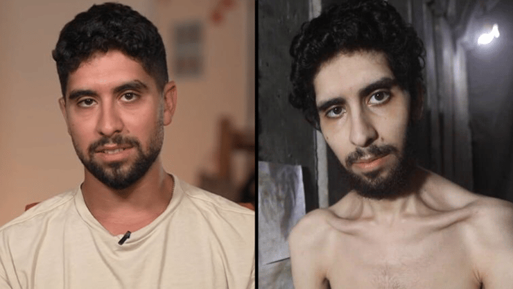 אביתר דוד. לפני שנה, והיום (צילום: CNN) אביתר דוד