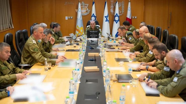 הערכת מצב רב-זירתית (צילום: דובר צה"ל) הערכת מצב רב-זירתית