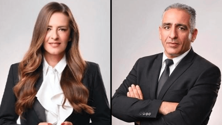 עו"ד ליאור כרסנטי ואלינה כרסנטי (צילום: סטודיו תומאס) עו"ד ליאור כרסנטי, עו"ד אלינה כרסנטי