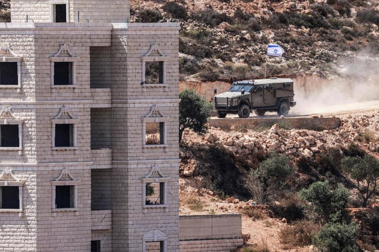 צילום: Jaafar Ashtiyeh/AFP כוח צה"ל בקוסרה