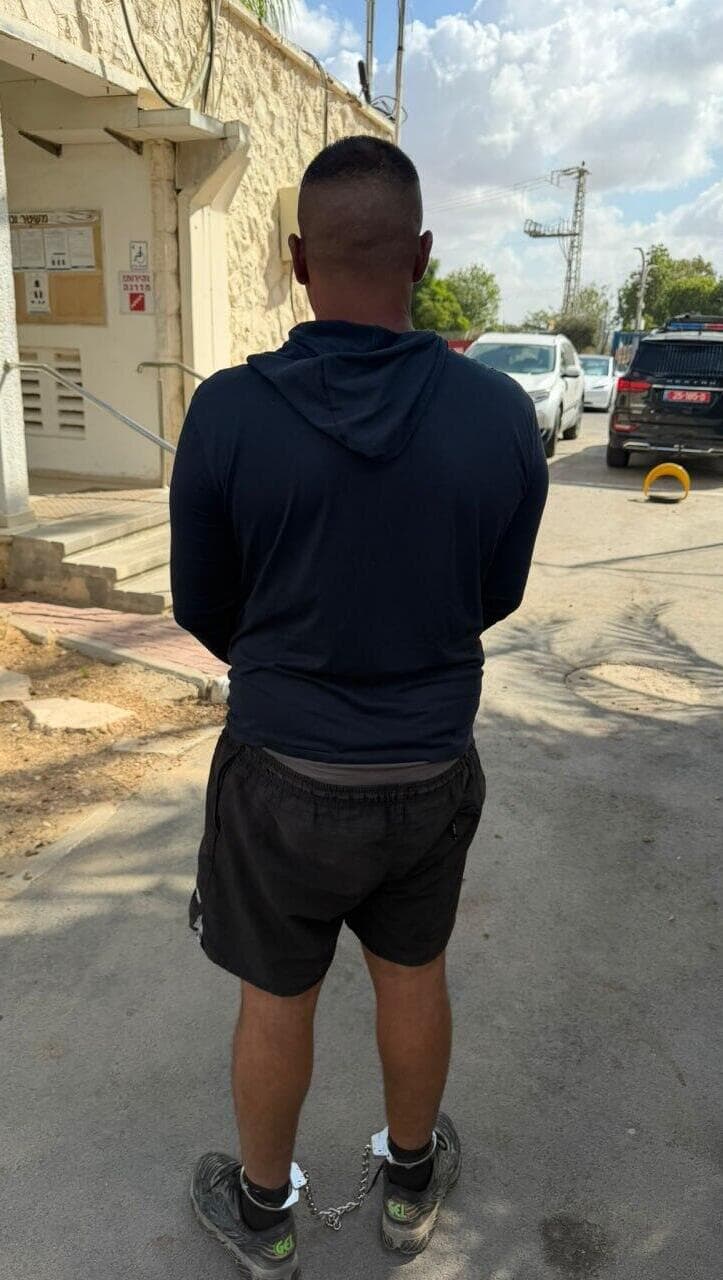 חשוד במעורבות תאונת דרכים  סמוך לישוב צוחר