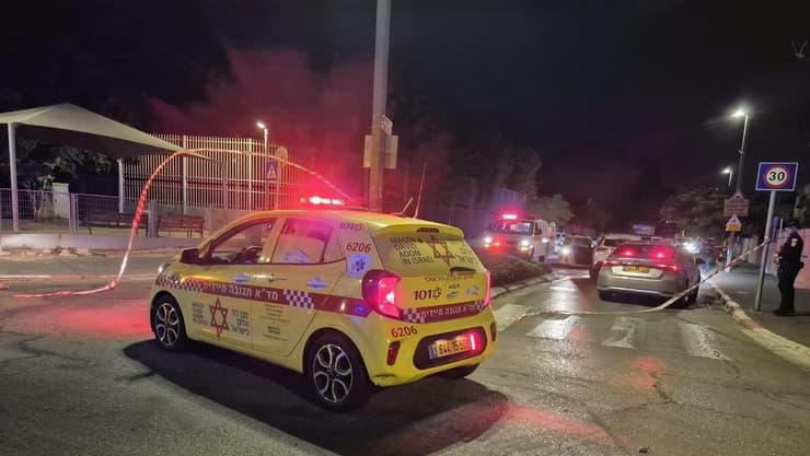 הזירה בה נמצא ההרוג מהירי בתל אביב יפו