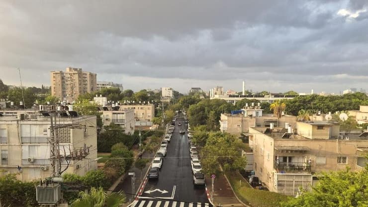גשם בתל אביב