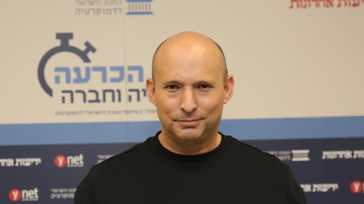 בנט. אישר בקולו ששיחת הטלפון התקיימה (צילום: ריאן פרויס) נפתלי בנט בועידת זמן הכרעה