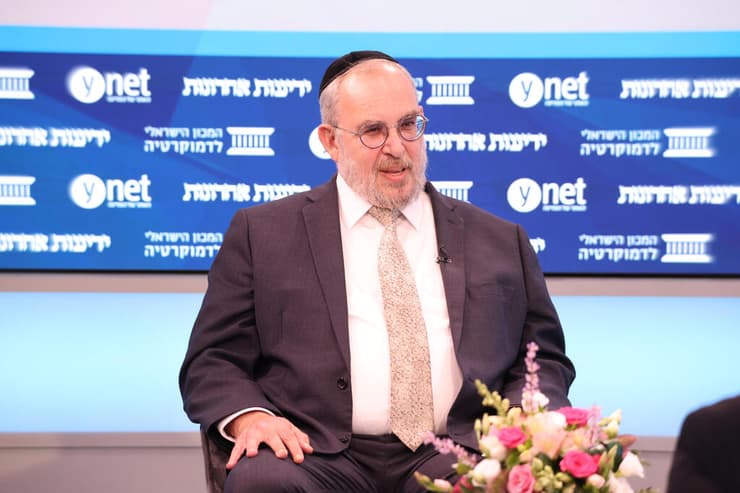 ח"כ אשר על איזנקוט: "מי שירצה להיות רה"מ וירצה שותפים - ירצה שנהיה" (צילום: יריב כץ) יעקב אשר בועידת זמן הכרעה