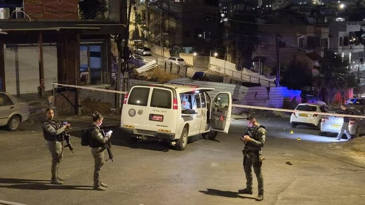 זירת הרצח הנוסף בנצרת (צילום: חסן שעלאן) זירת הרצח הנוסף בנצרת