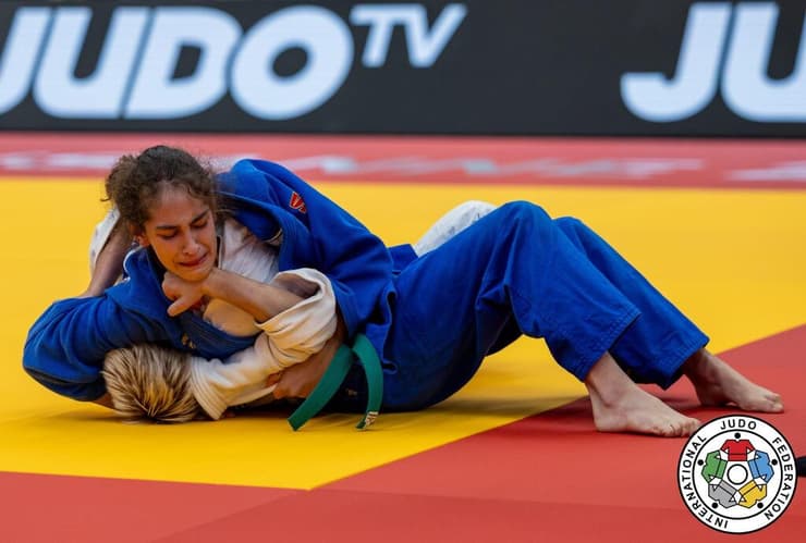 "אני אוהבת גם את התחושה של הקרב, את הלחץ, את הריכוז, את הרגע שאת עולה למזרן" (צילום: איגוד הג'ודו העולמי) אור ישי