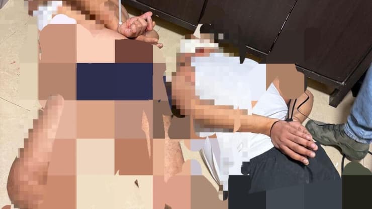 מעצר חשודים שתקפו אב שכול בעכו (צילום: דוברות המשטרה) מעצר חשודים שתקפו אב שכול