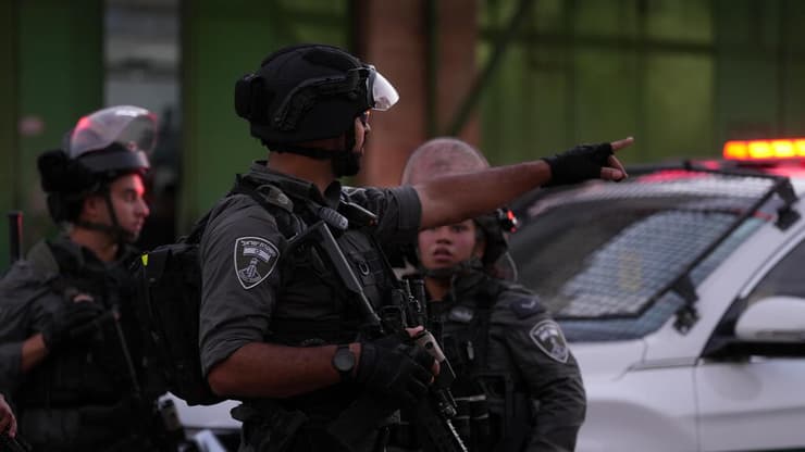 צילום: דוברות המשטרה כוחות מג"ב בשער שכם