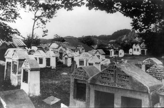בית הקברות היהודי בווילנה ב-1922 (צילום: מתוך ויקיפדיה) בית הקברות היהודי בווילנה ב-1922