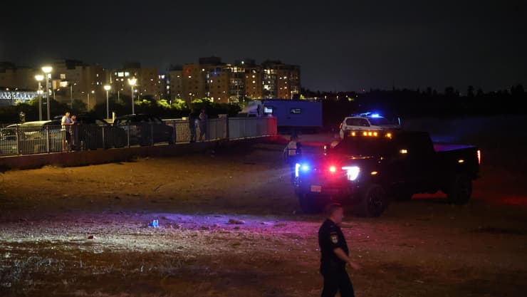 זירת אירוע הירי בנתניה