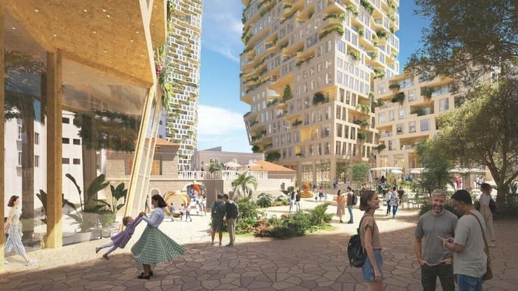 הדמיה: משרד אדריכלים MVRDV המתחם