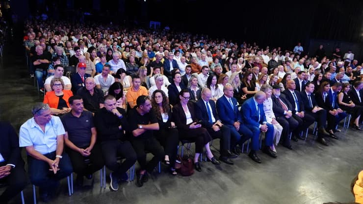 הכנס בתל אביב (צילום: שאול גולן) כנס הבחירות של מפלגת ישראל ביתנו לכנסת ה-26