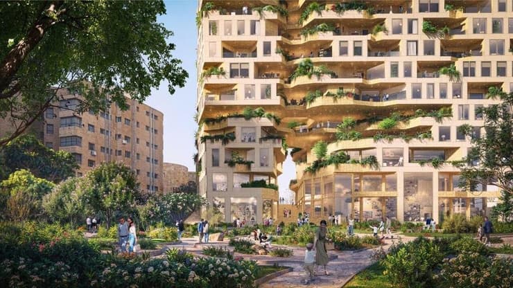 הדמיה: משרד אדריכלים MVRDV המתחם
