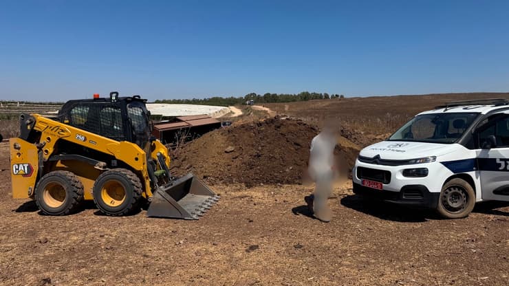 הזירה ברמת הגולן (צילום: תיעוד מבצעי מחוז צפון) נידא דאהר