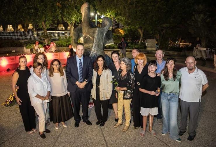 טקס לזכר י"א חללי מינכן (צילום: עודד קרני) טקס לזכר י"א חללי מינכן