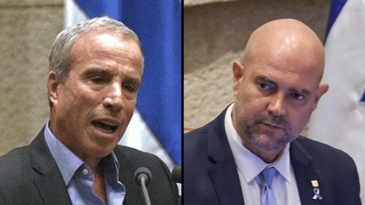אמיר אוחנה ואלעזר שטרן (צילום: דני שם טוב, דוברות הכנסת, רפי קוץ) אלעזר שטרן אמיר אוחנה