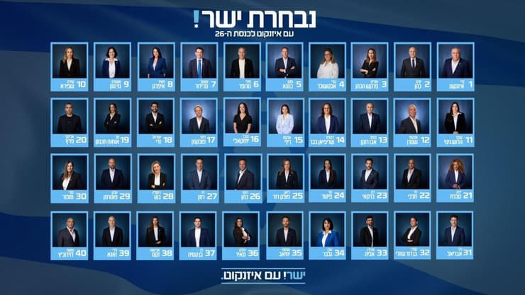 ישר! מפלגה רשימה בחירות (צילום: דוברות ישר!) ישר! מפלגה רשימה בחירות