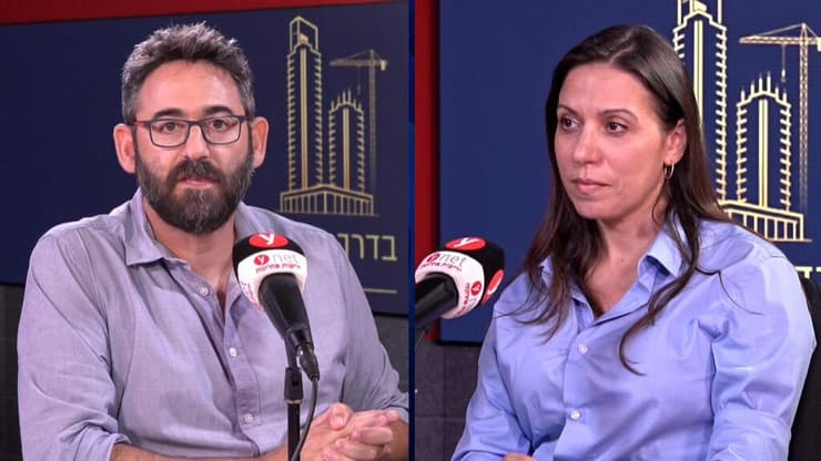 רונית אשד לוי, מנכ"לית אפריקה ישראל מגורים ואורי חודי (צילום: אולפן ynet) רונית אשד לוי
