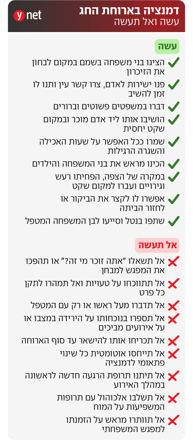 אינפו דמנציה בארוחת חג אינפו דמנציה בארוחת חג