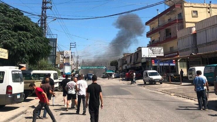 תקיפת כטב"מ לעבר אופנוע בכפר זבדין בדרום לבנון